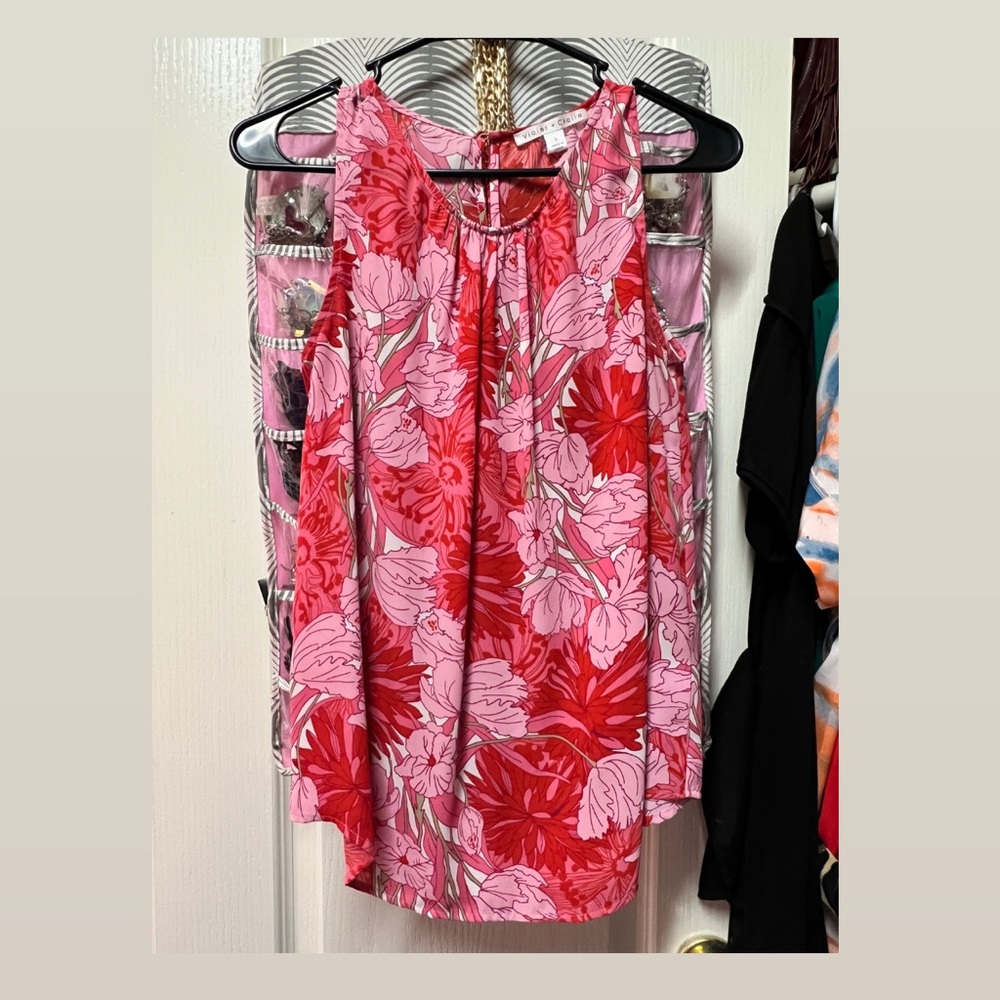 Pink & Red blouse